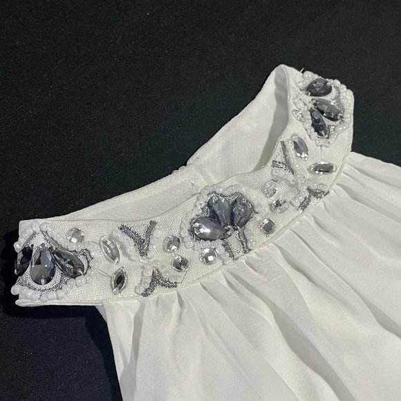 Special Occasion Jeweled Collar Dress 💎 - Picture 3 of 5